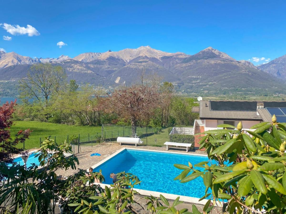 Bellavista A Garten Appartement Mit Pool Colico Extérieur photo
